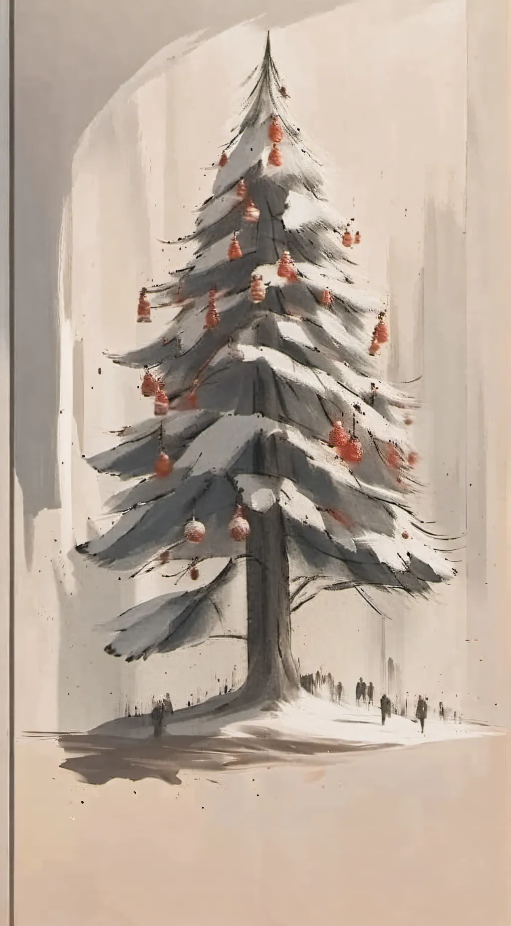 ai character: Mha navidad background