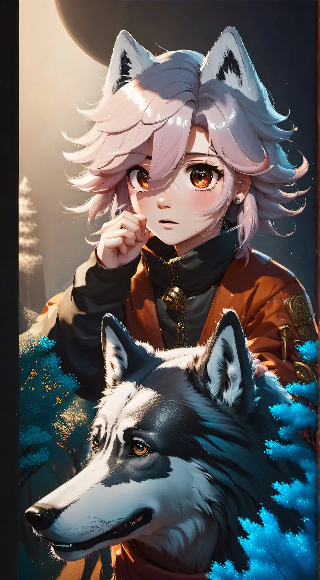 ai character: Sua irmã mais nova background