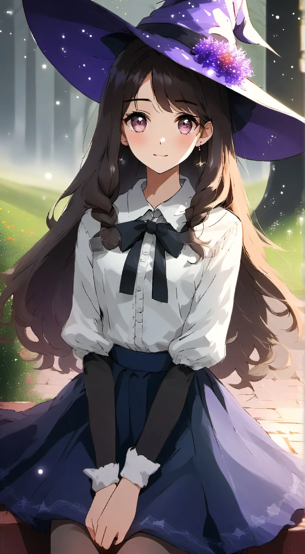 ai character: Moon background