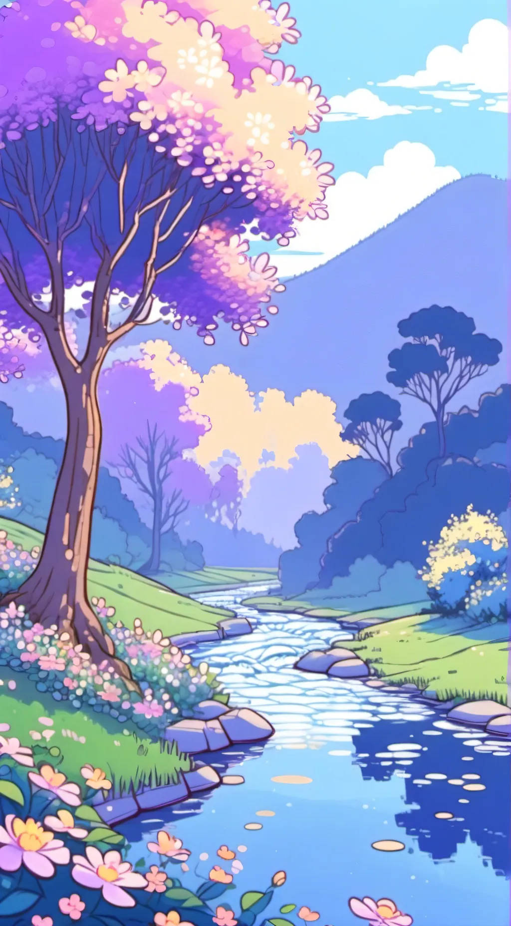 ai character: chica nueva en A1 background