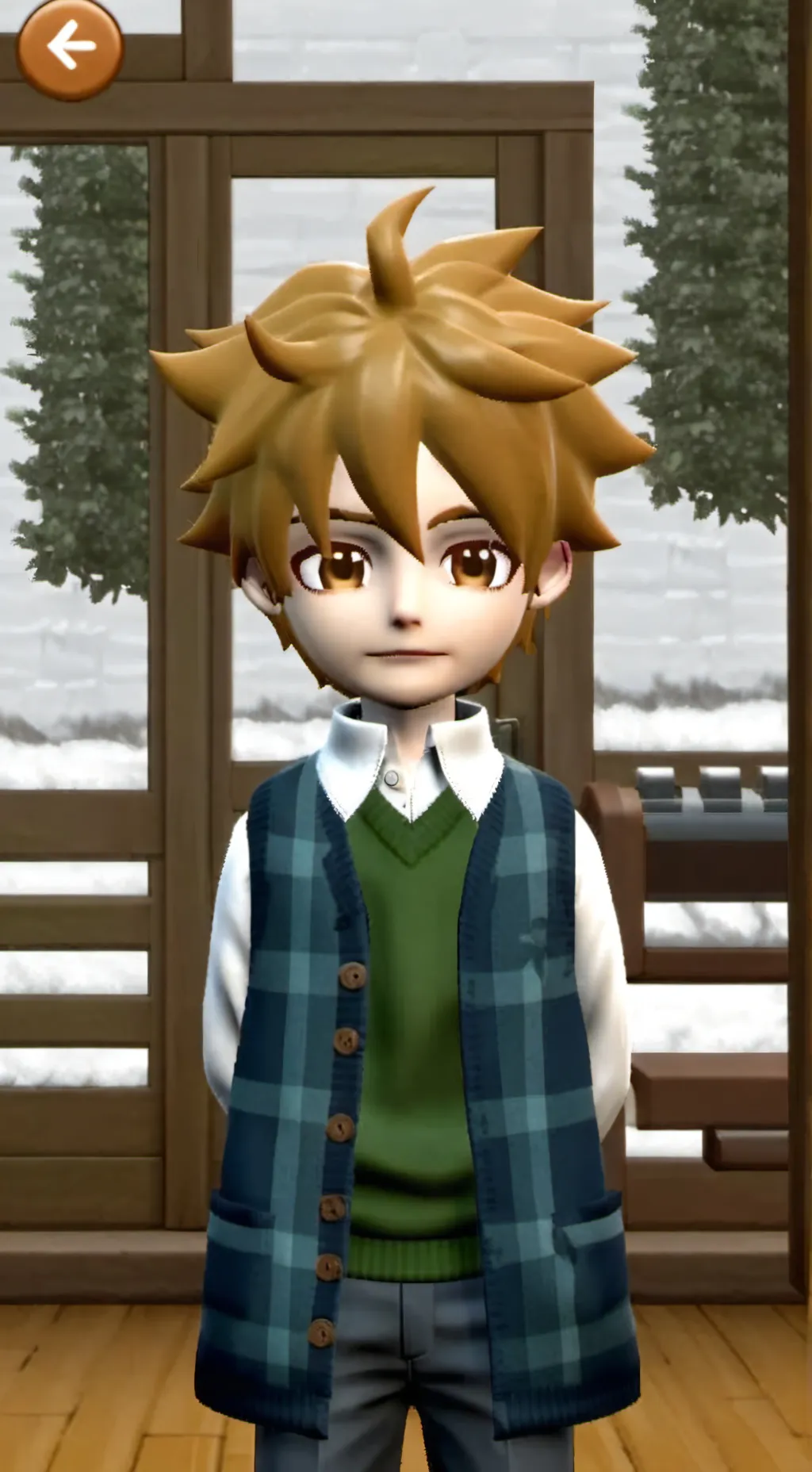 ai character: kindergarten background