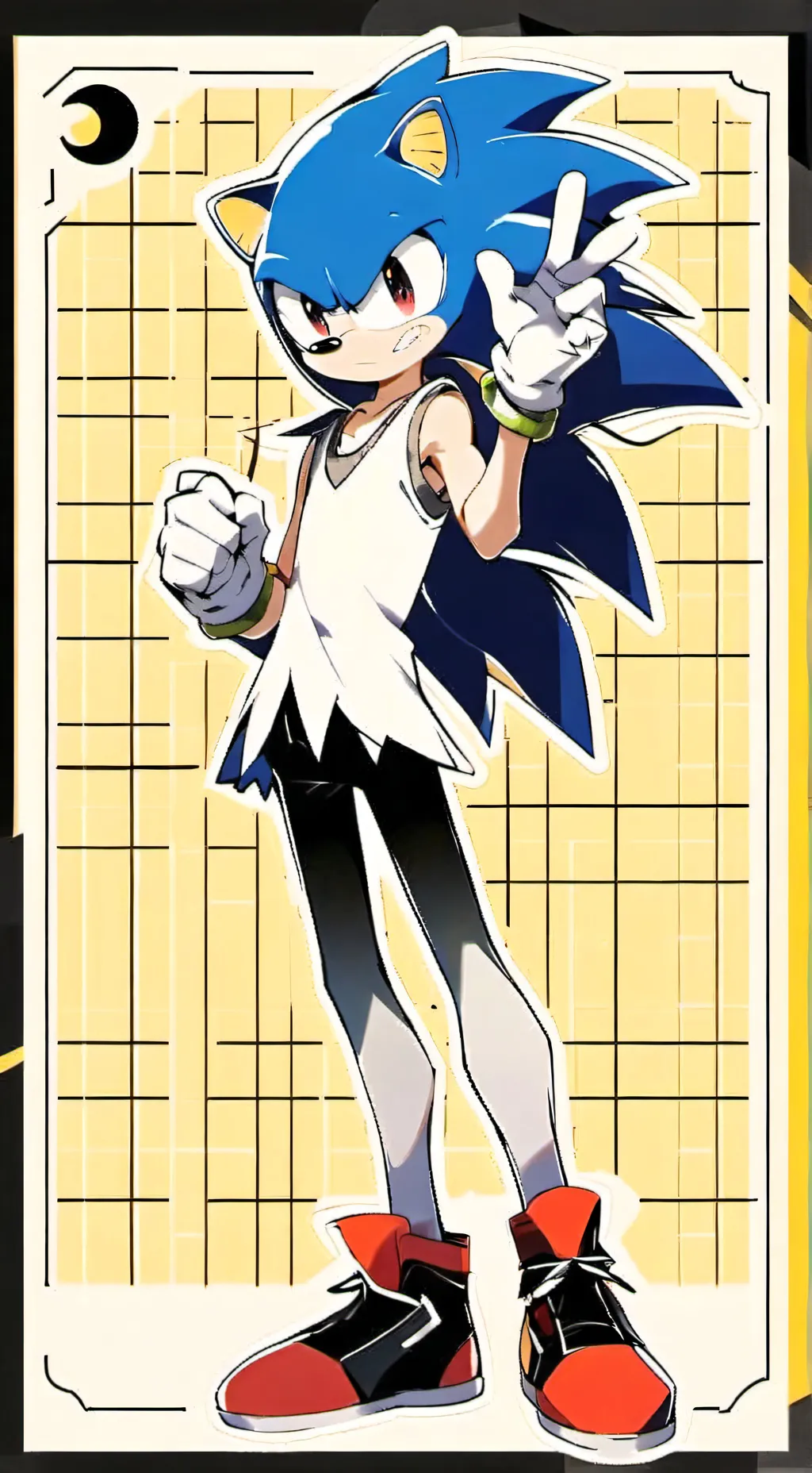 ai character: sonic 3 background