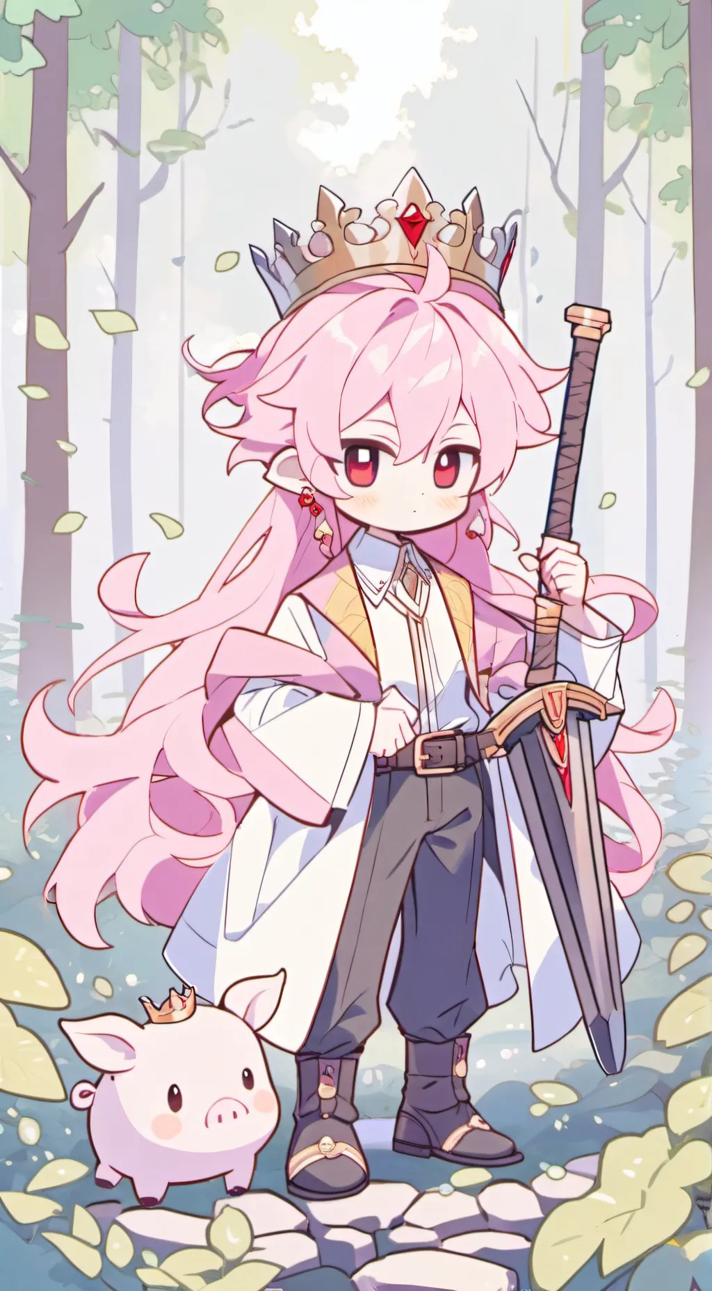 ai character: Technoblade  background