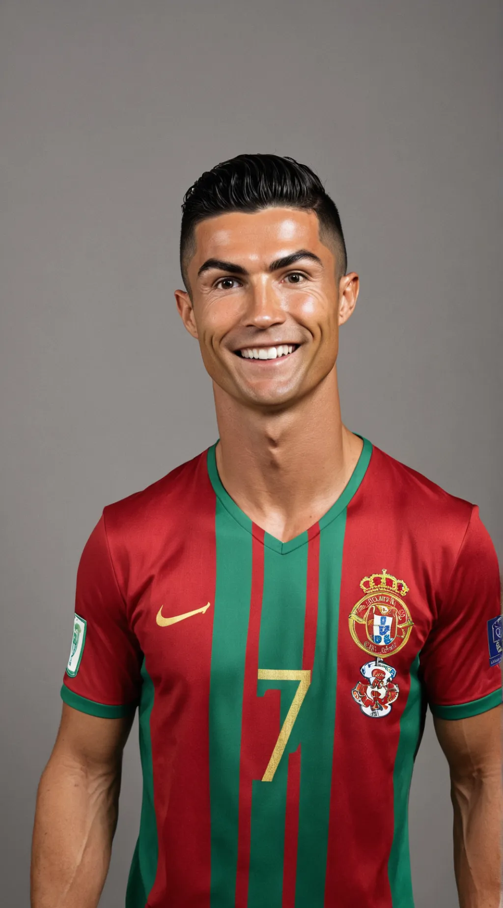 ai character: cristiano ronaldo  background