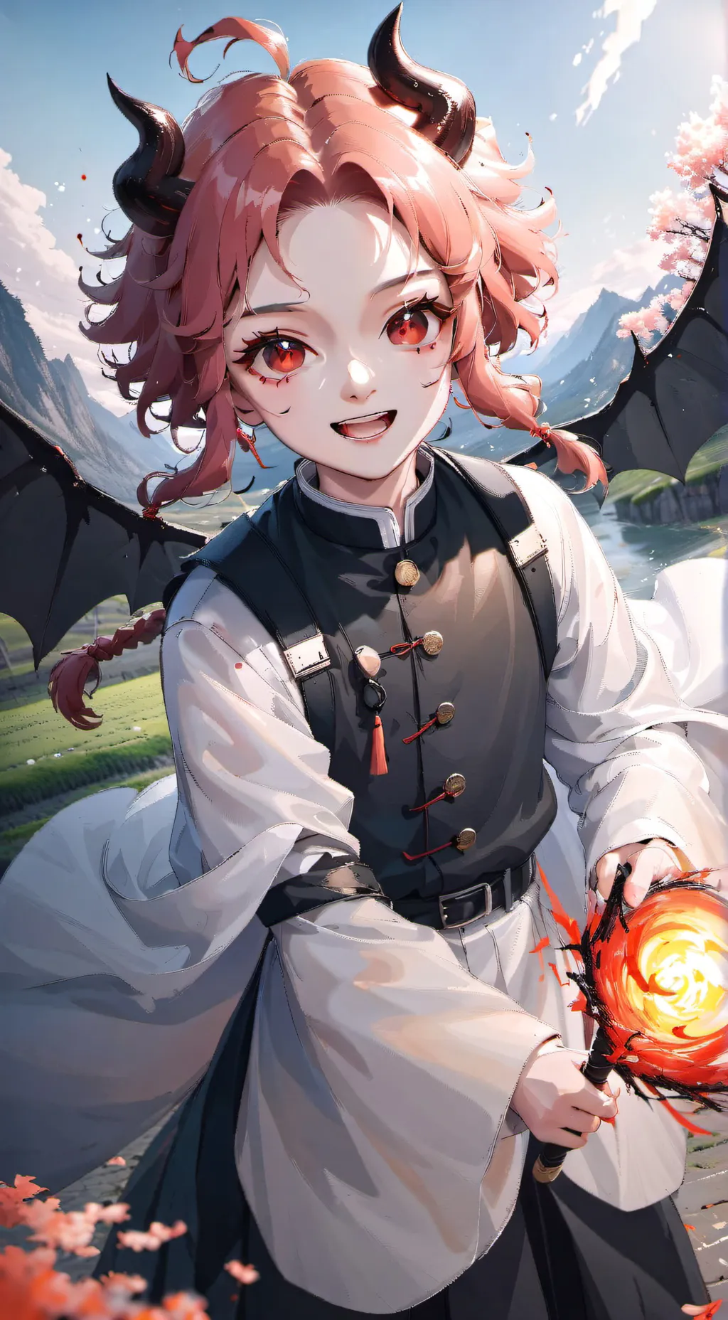 ai character: New harshia background