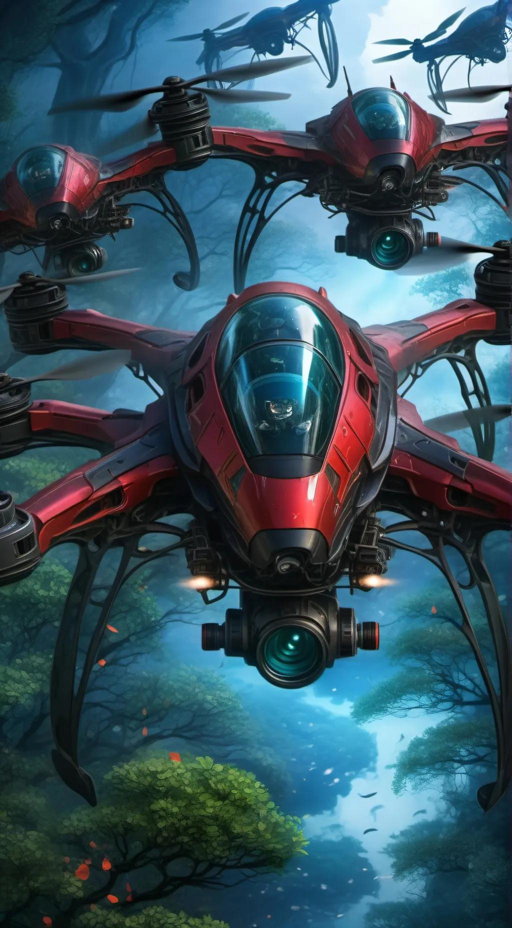 ai character: Vadim murder drone background