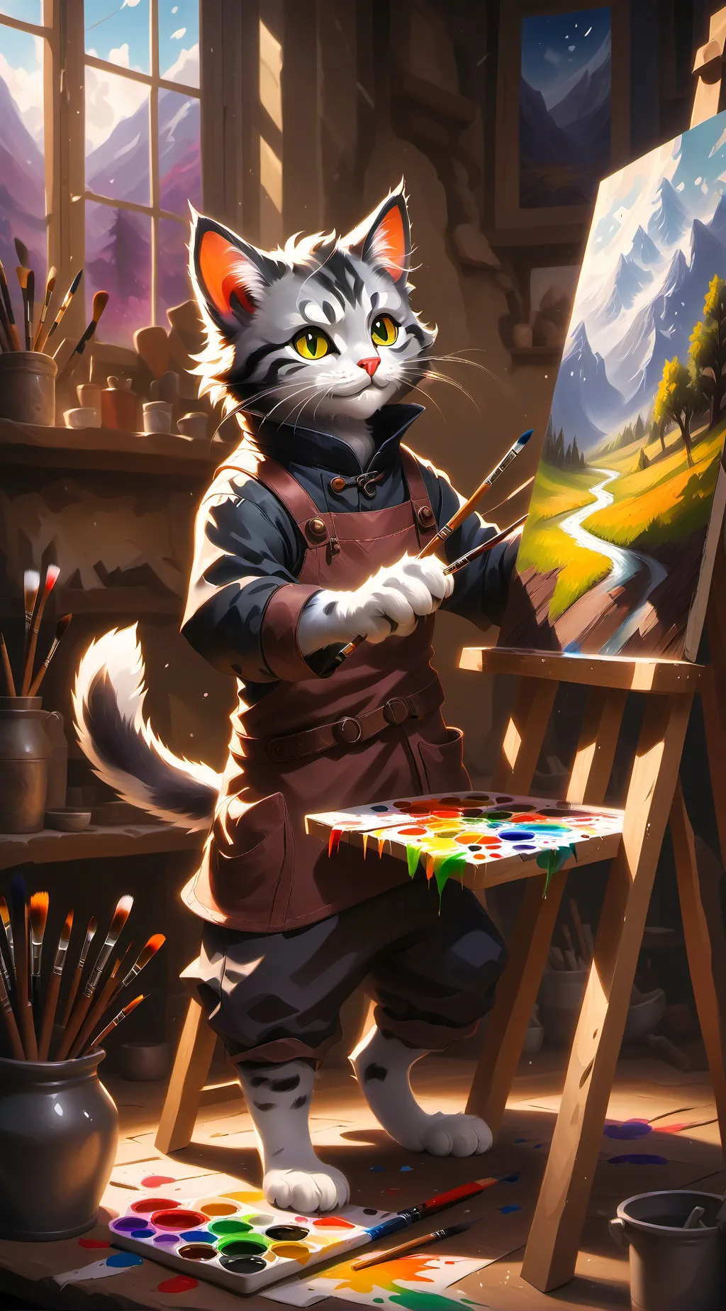 ai character: Whistkers background