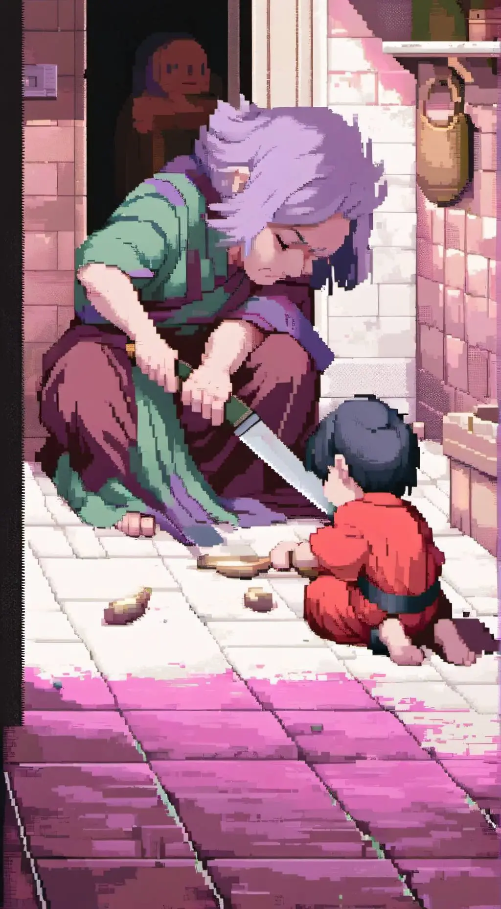 ai character: the bindig of isaa background