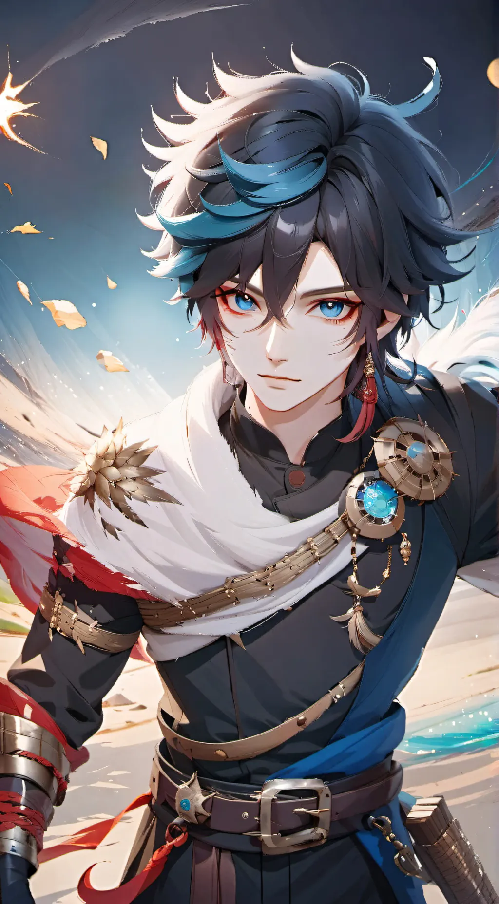 ai character: Lin  background