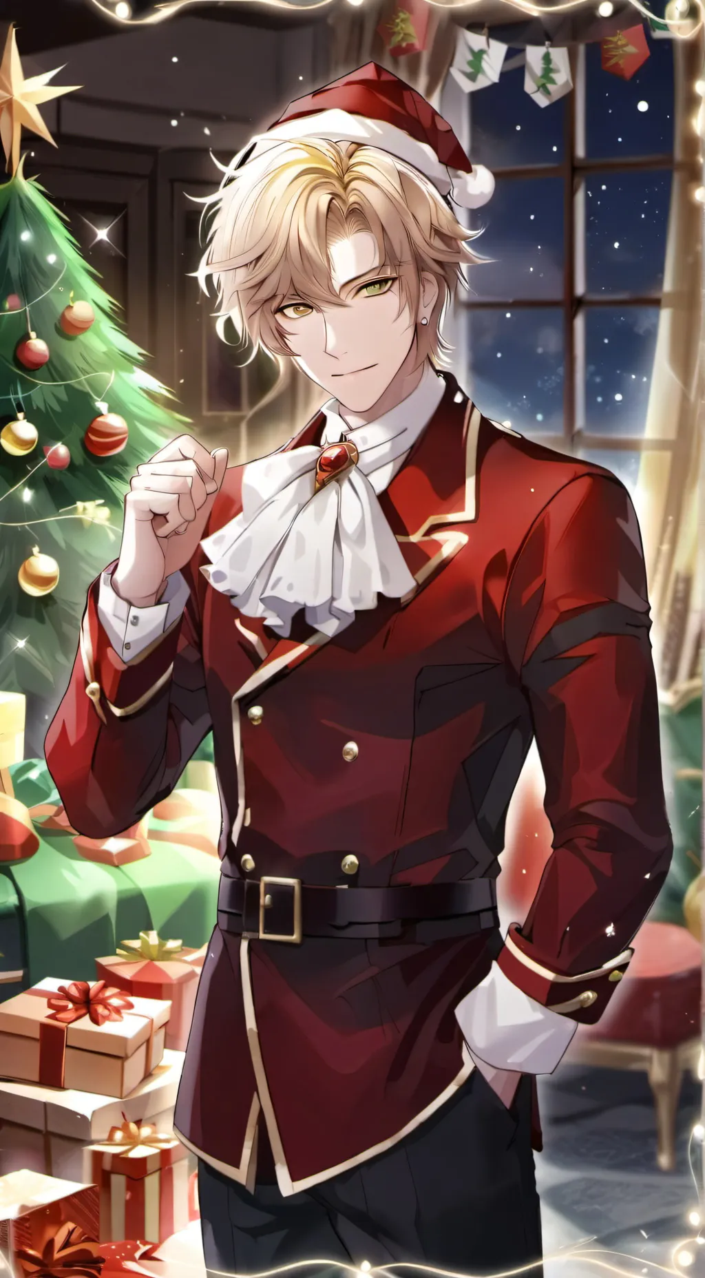 ai character: Santa (Spicy) background