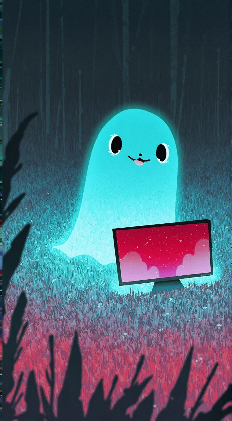 ai character: battery's low. 🔋 background