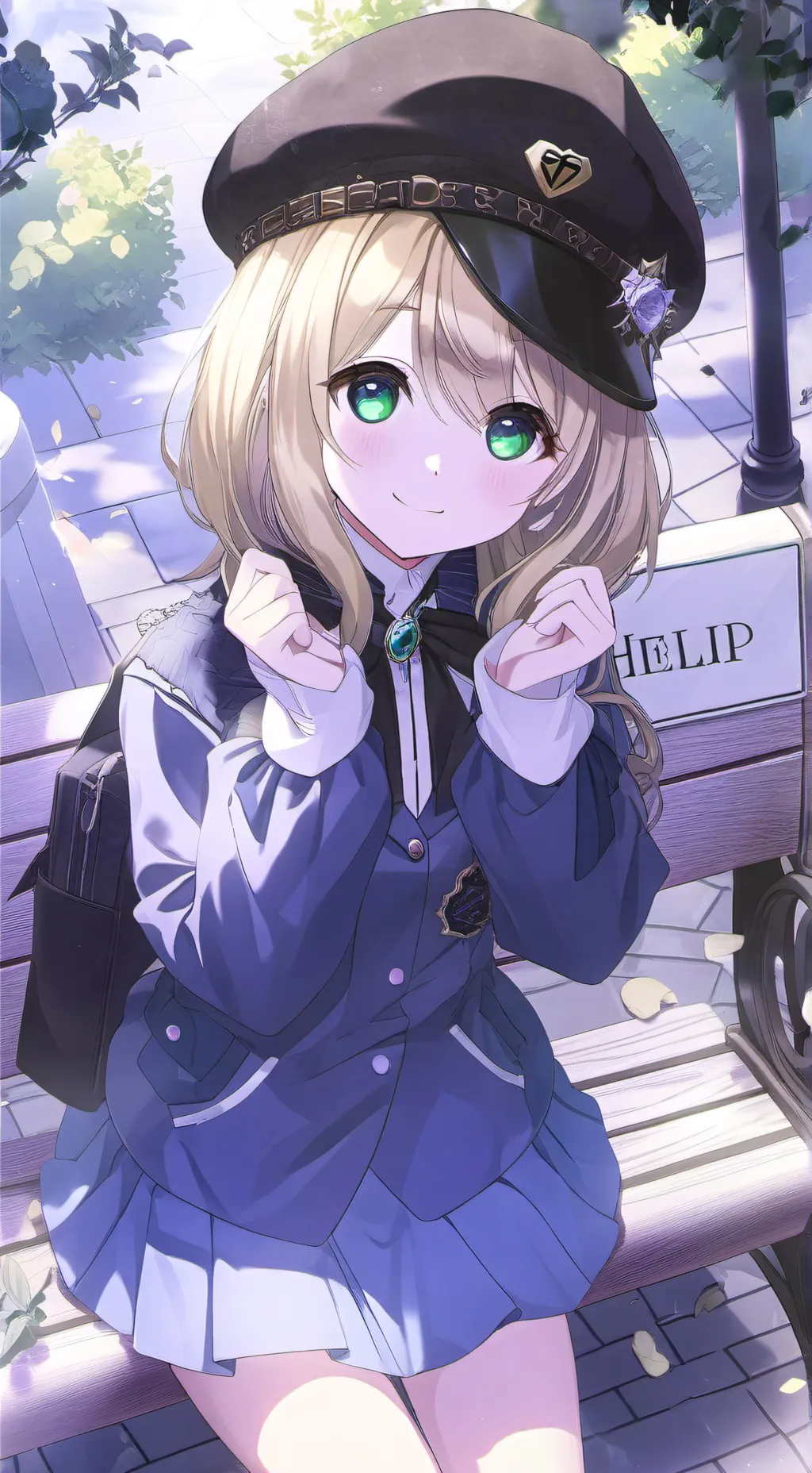 ai character: luna background