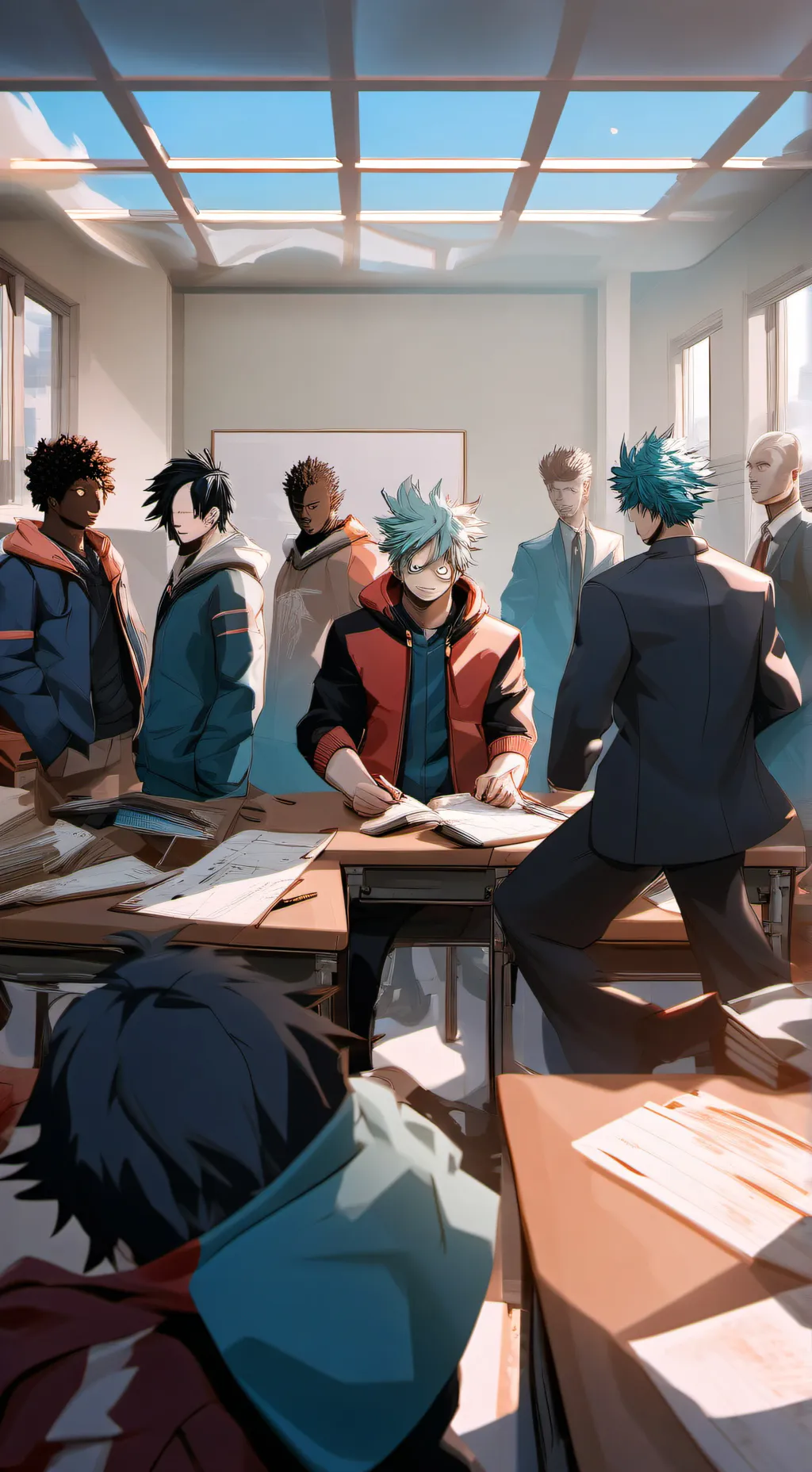 ai character: MHA  background