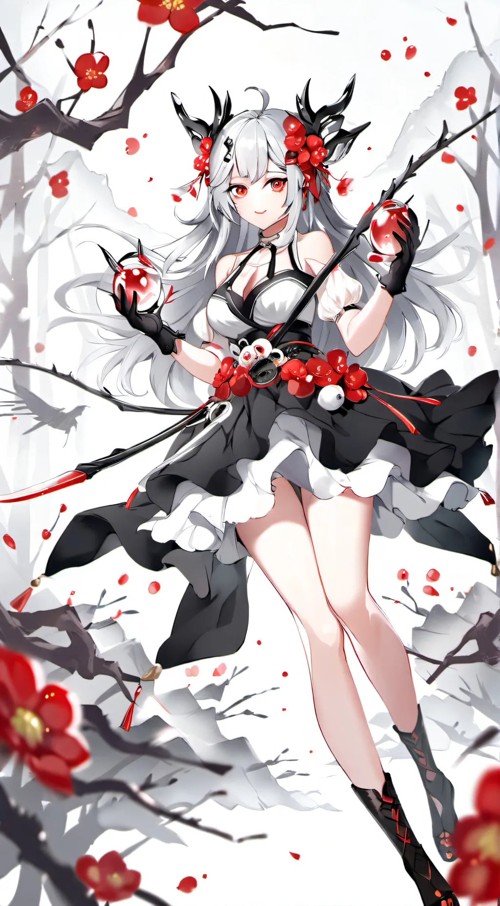 ai character: Gaia 🤍🐻‍❄️ background