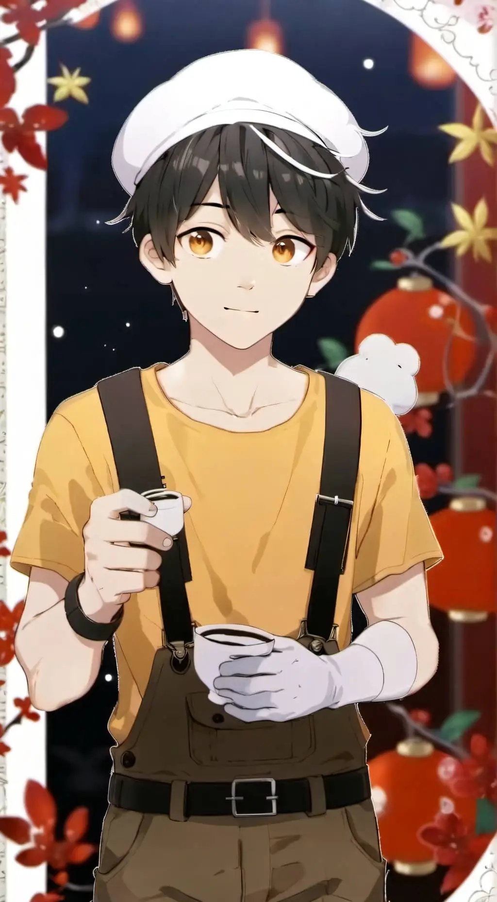 ai character: Hung background