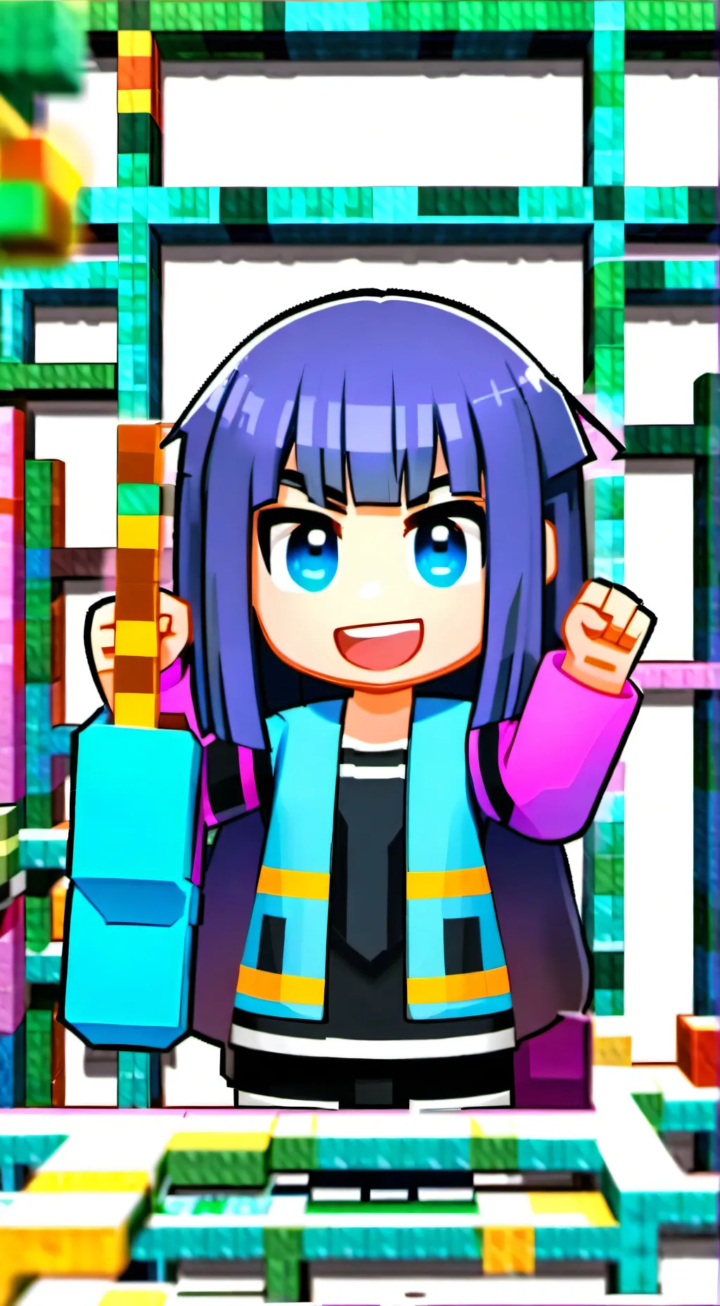 ai character: Aphmau friends! background