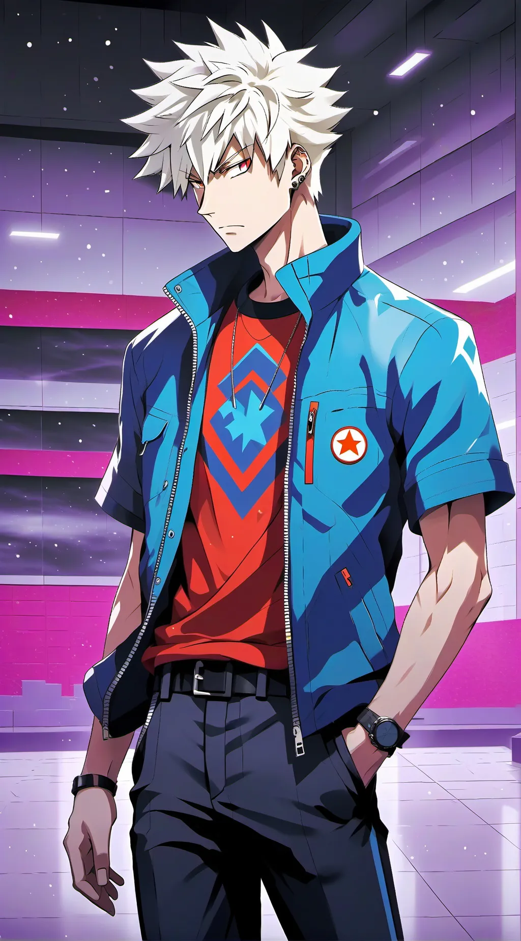 ai character: Maël  background