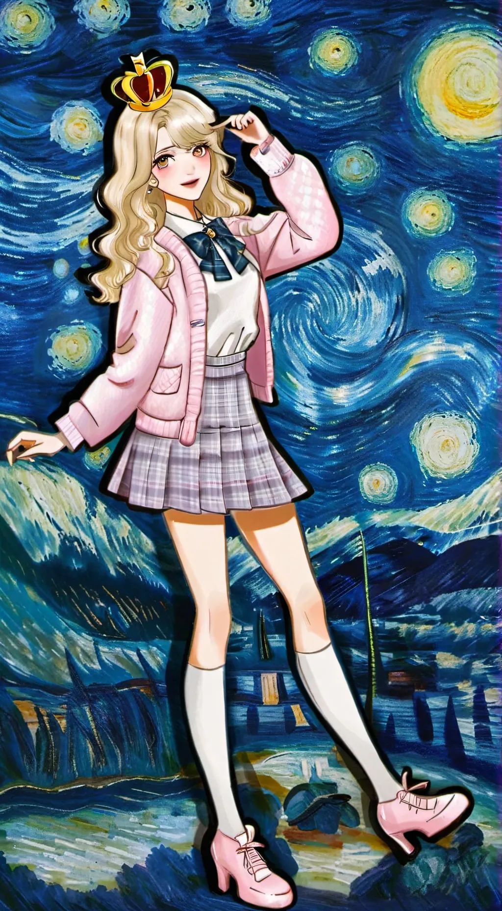 ai character: Emelia background