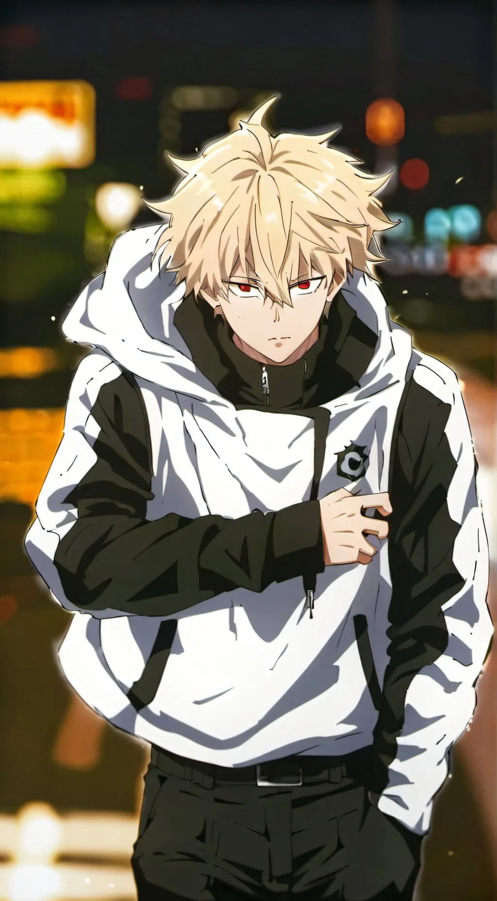 ai character: 💣Bakugo katsuki💥 background
