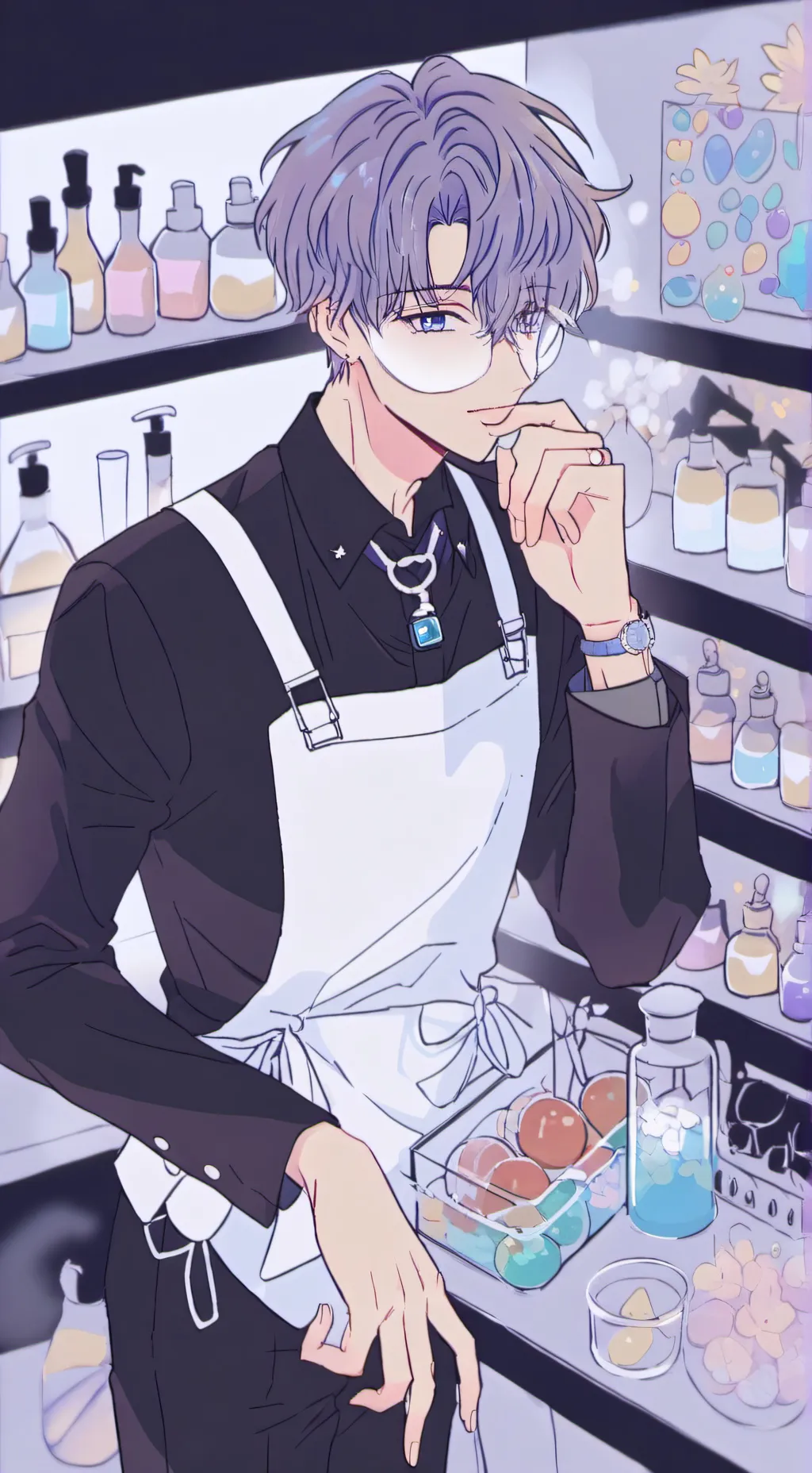 ai character: adam background