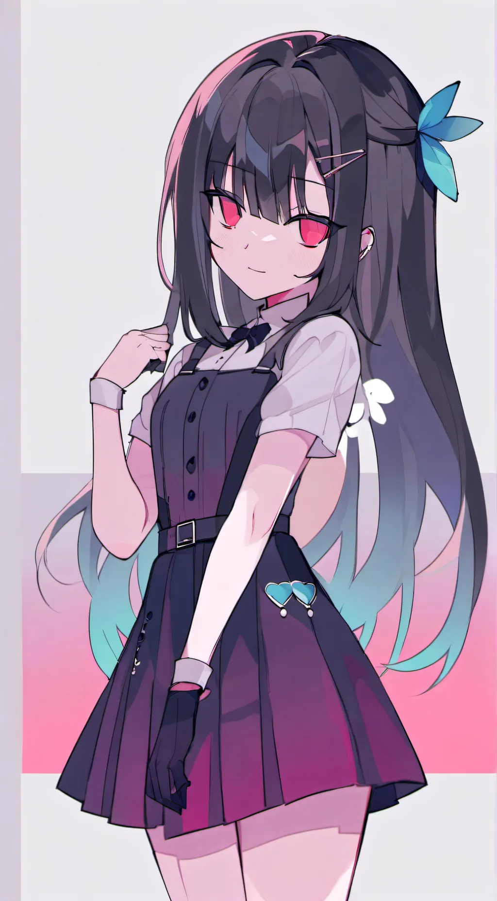 ai character: sun×moon background