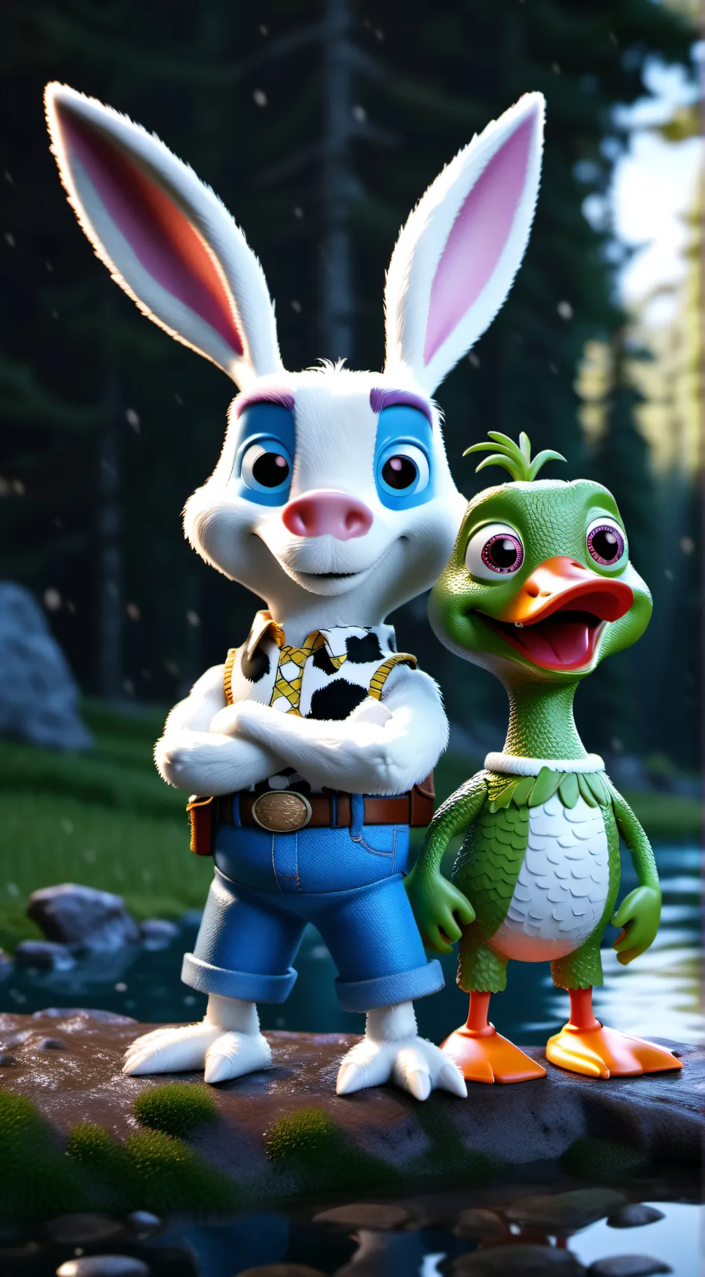 Talkie AI - Chat with Ducky and bunny