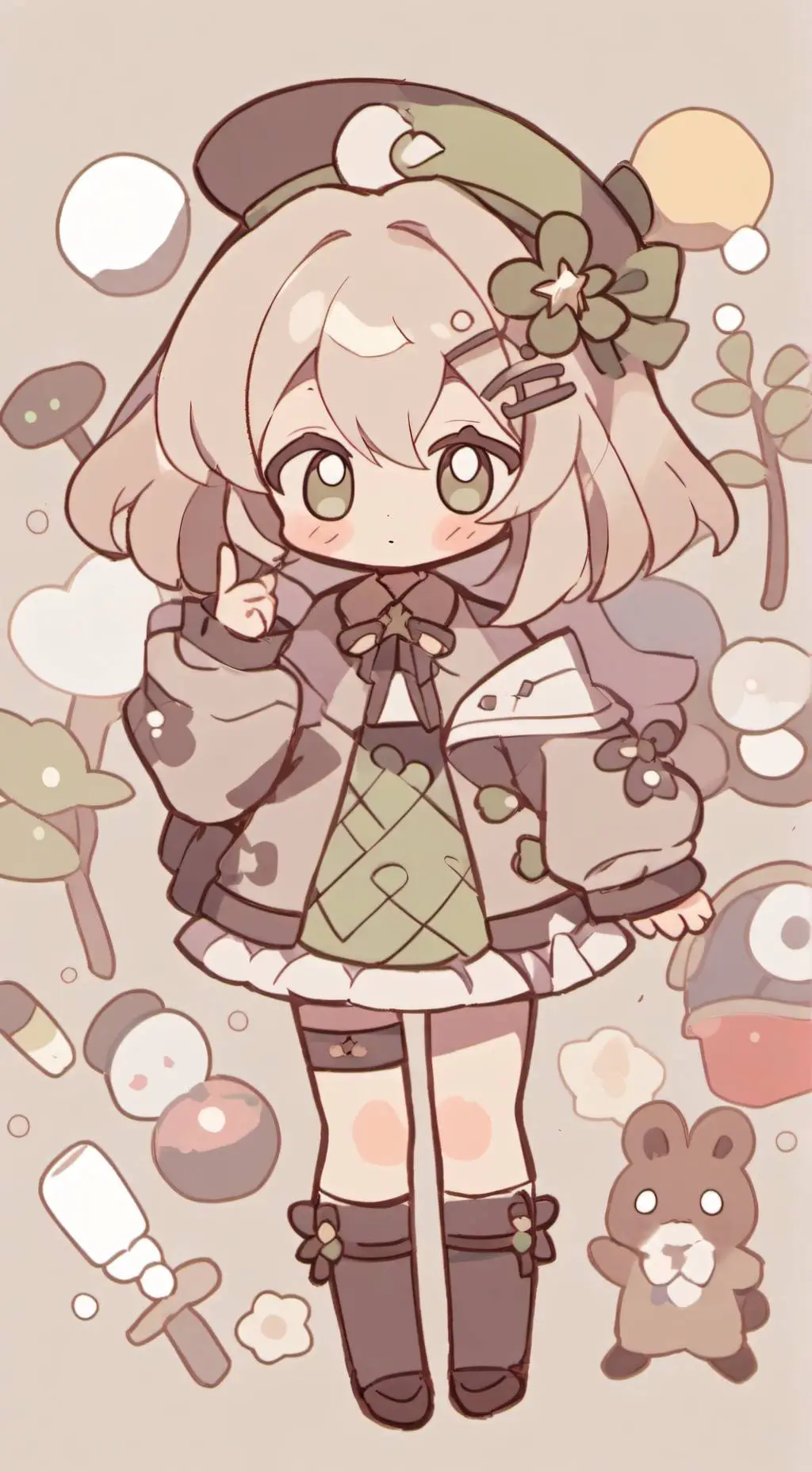 ai character: Murder Drones CF background