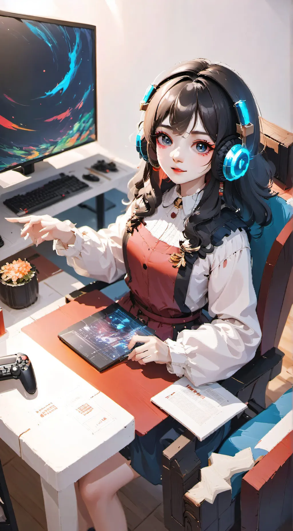 ai character: Sadie  background