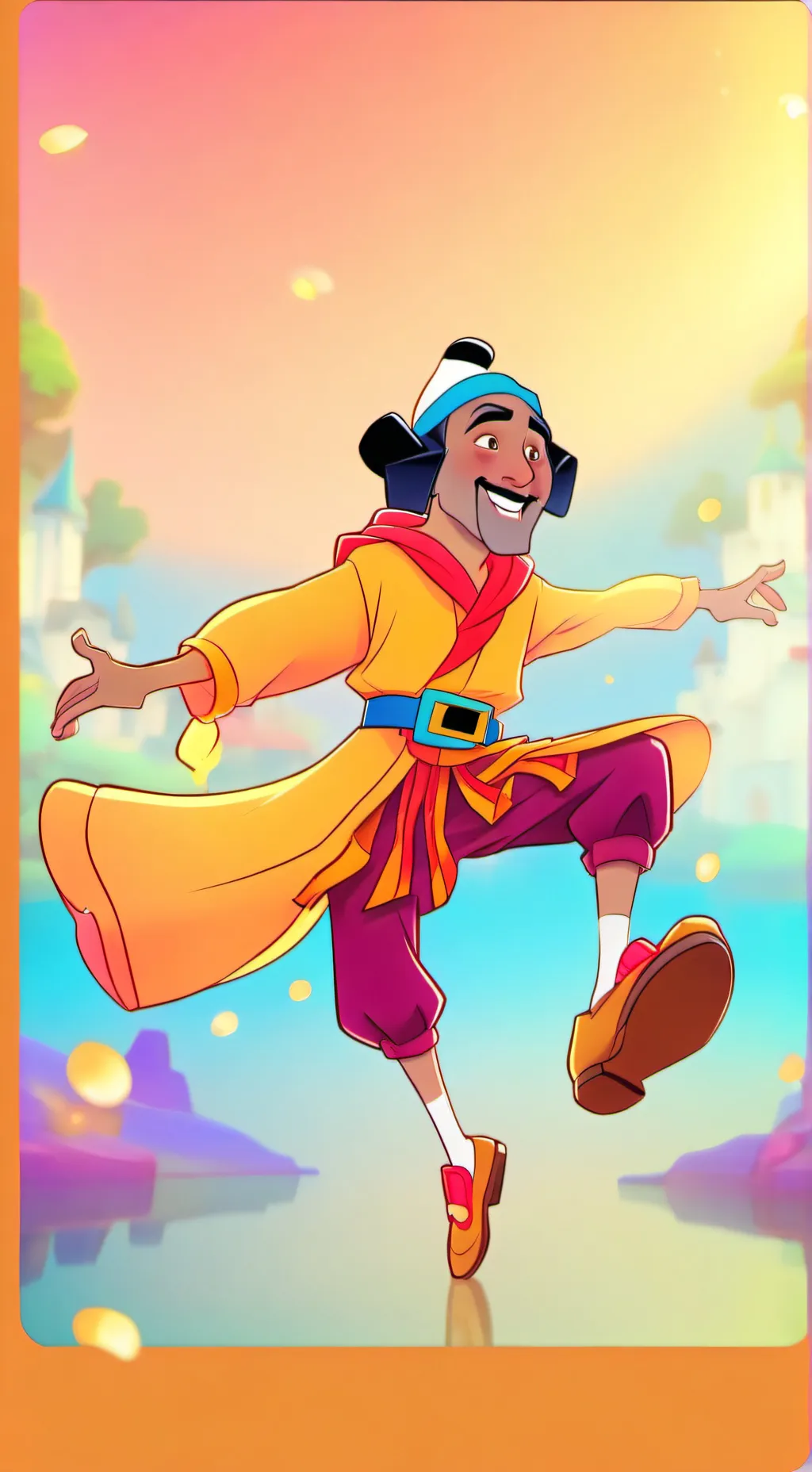 ai character: !smiling critters! background