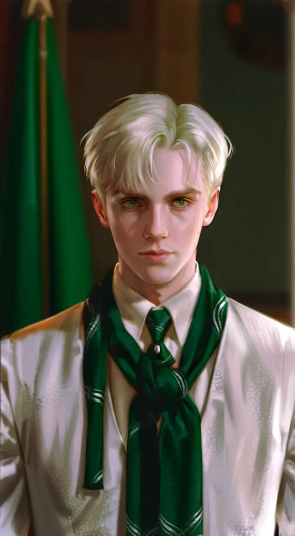ai character: Draco malfoy  background