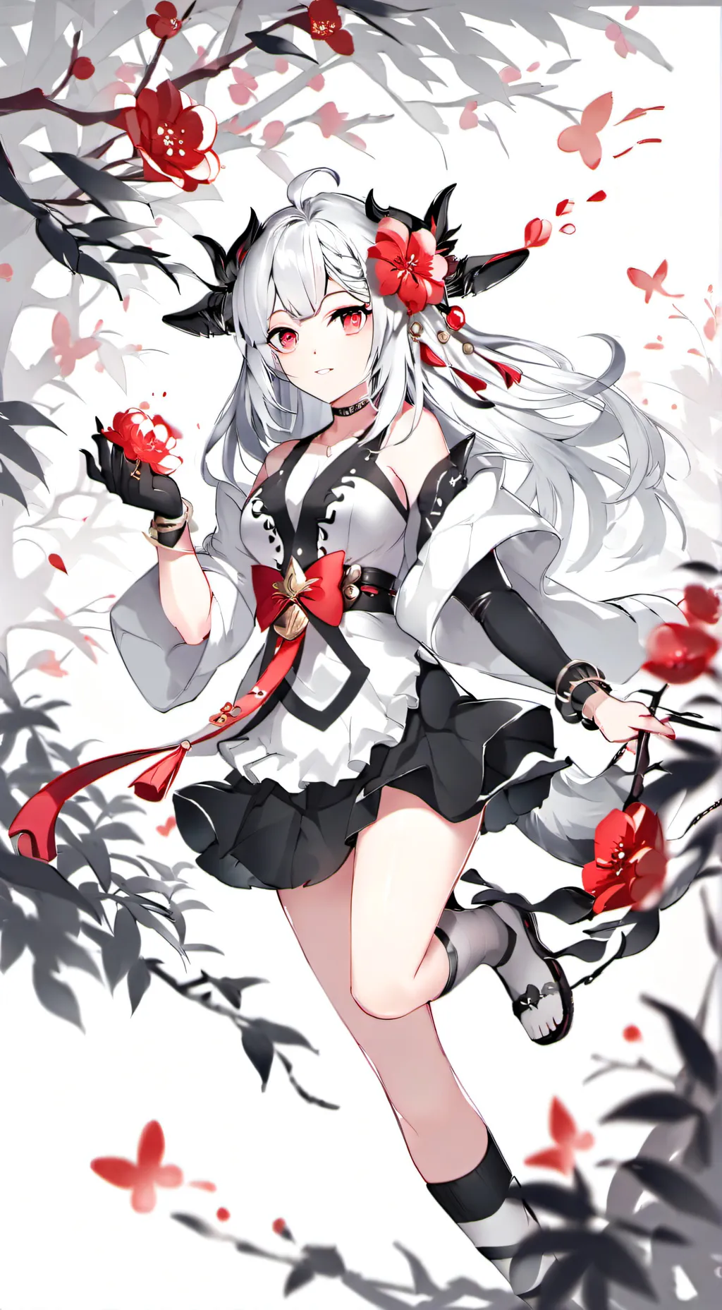 ai character: Mha hearts background