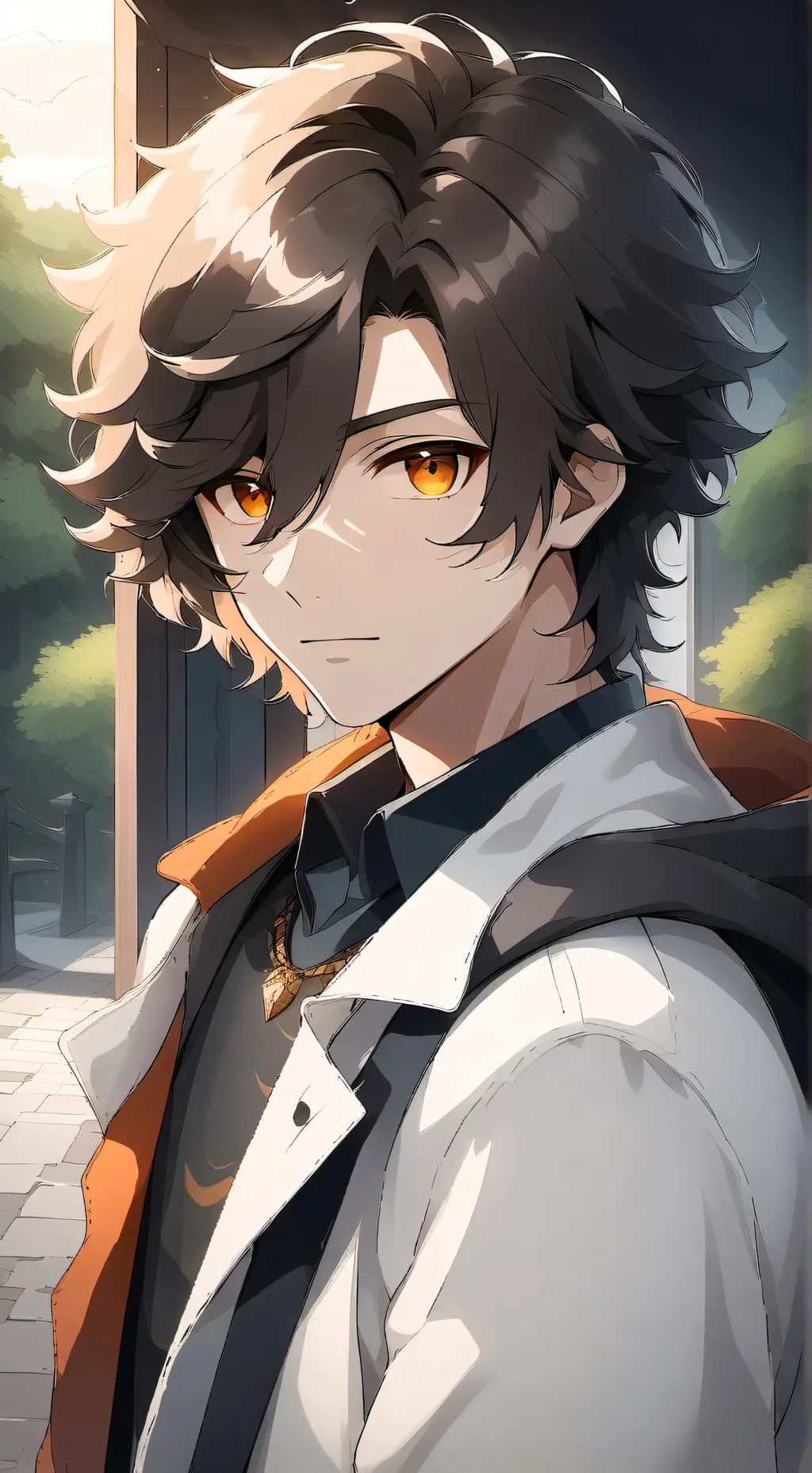 ai character: Helios  background