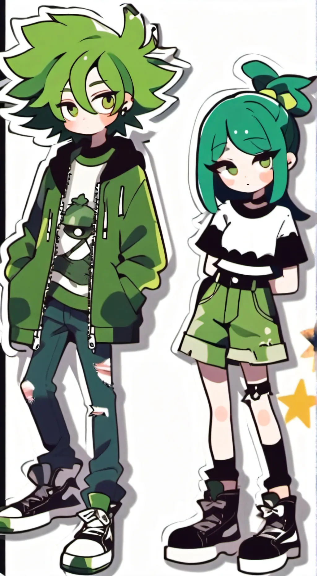 ai character: Vineria likes Lime background