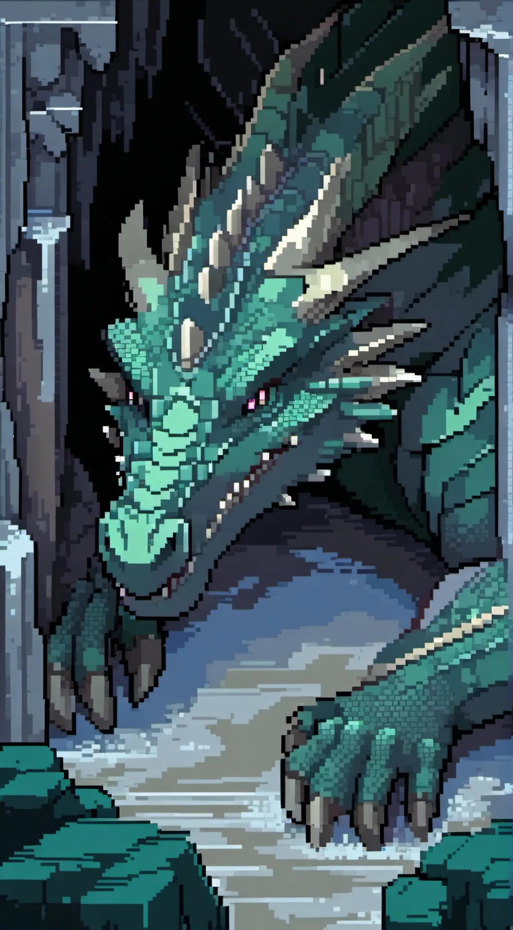 ai character: dragon background