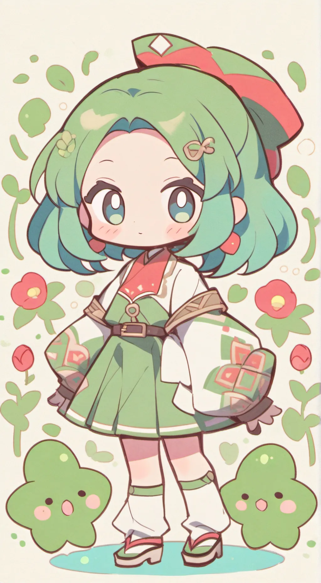 ai character: Novia Chibi background