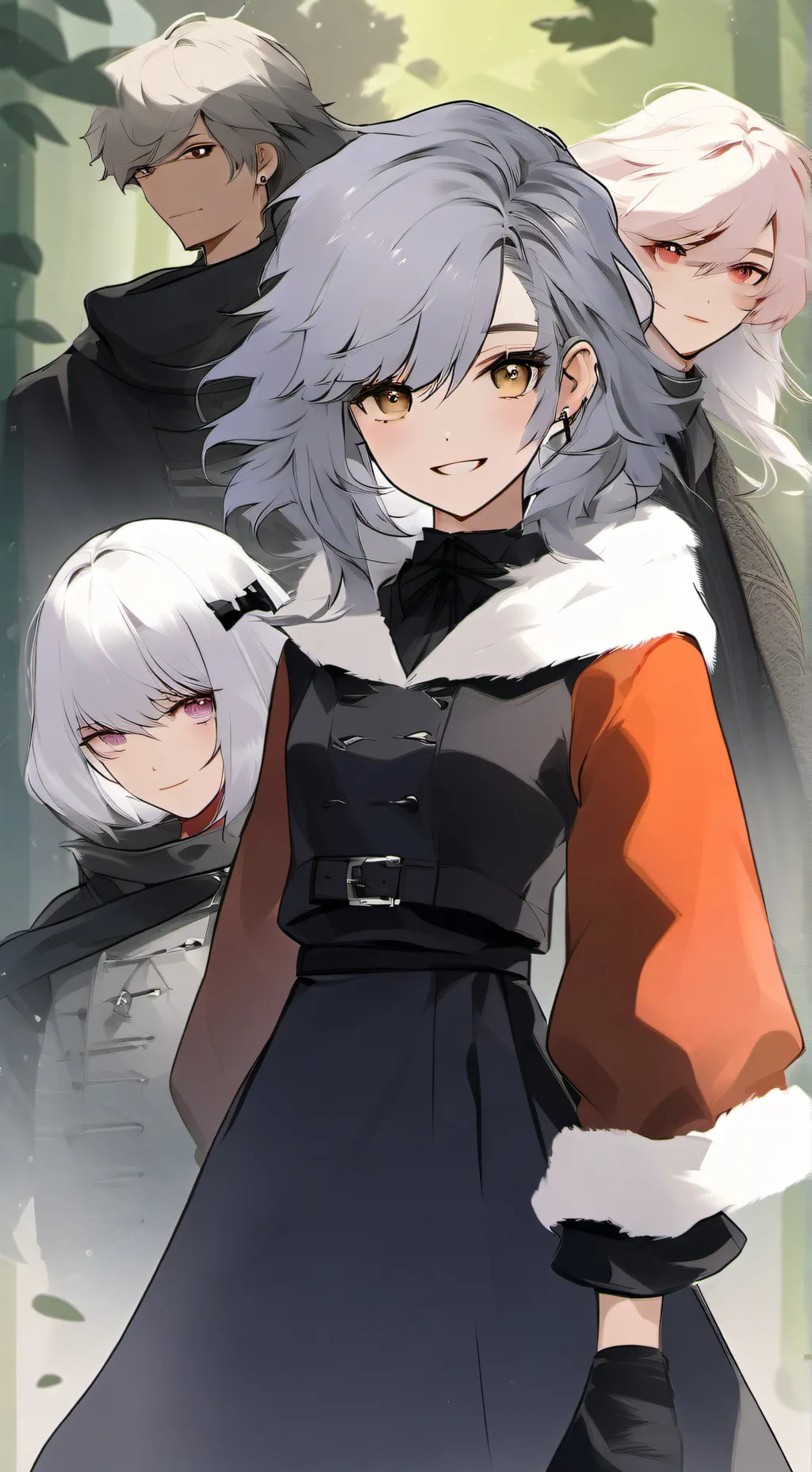 ai character: Murder Drones ✨👾 background