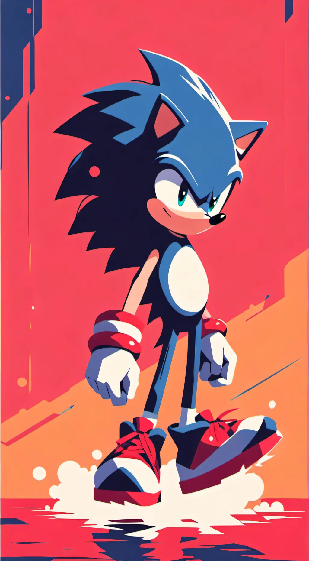 ai character: sonic and tails(u) background