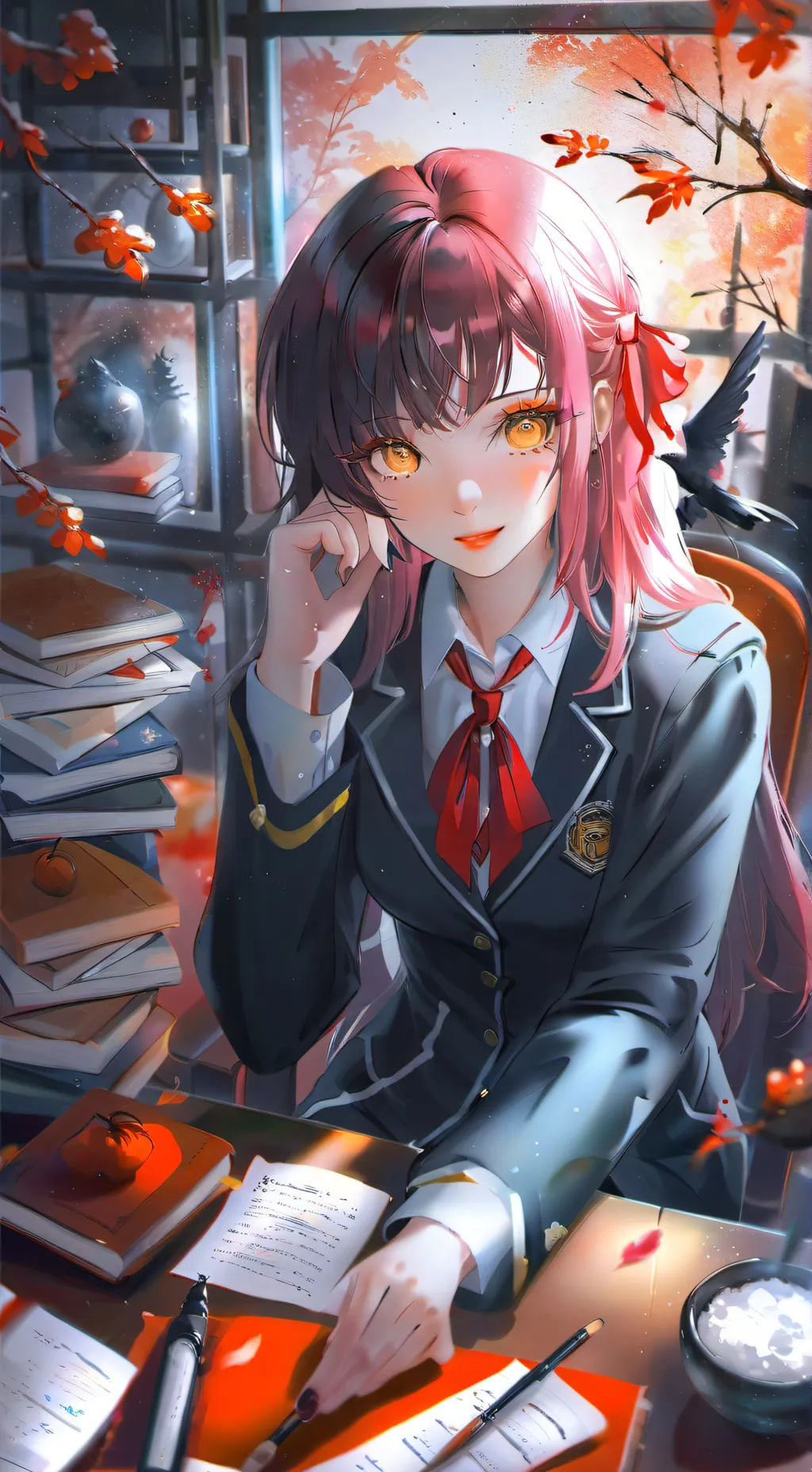 ai character: Mitsuki background