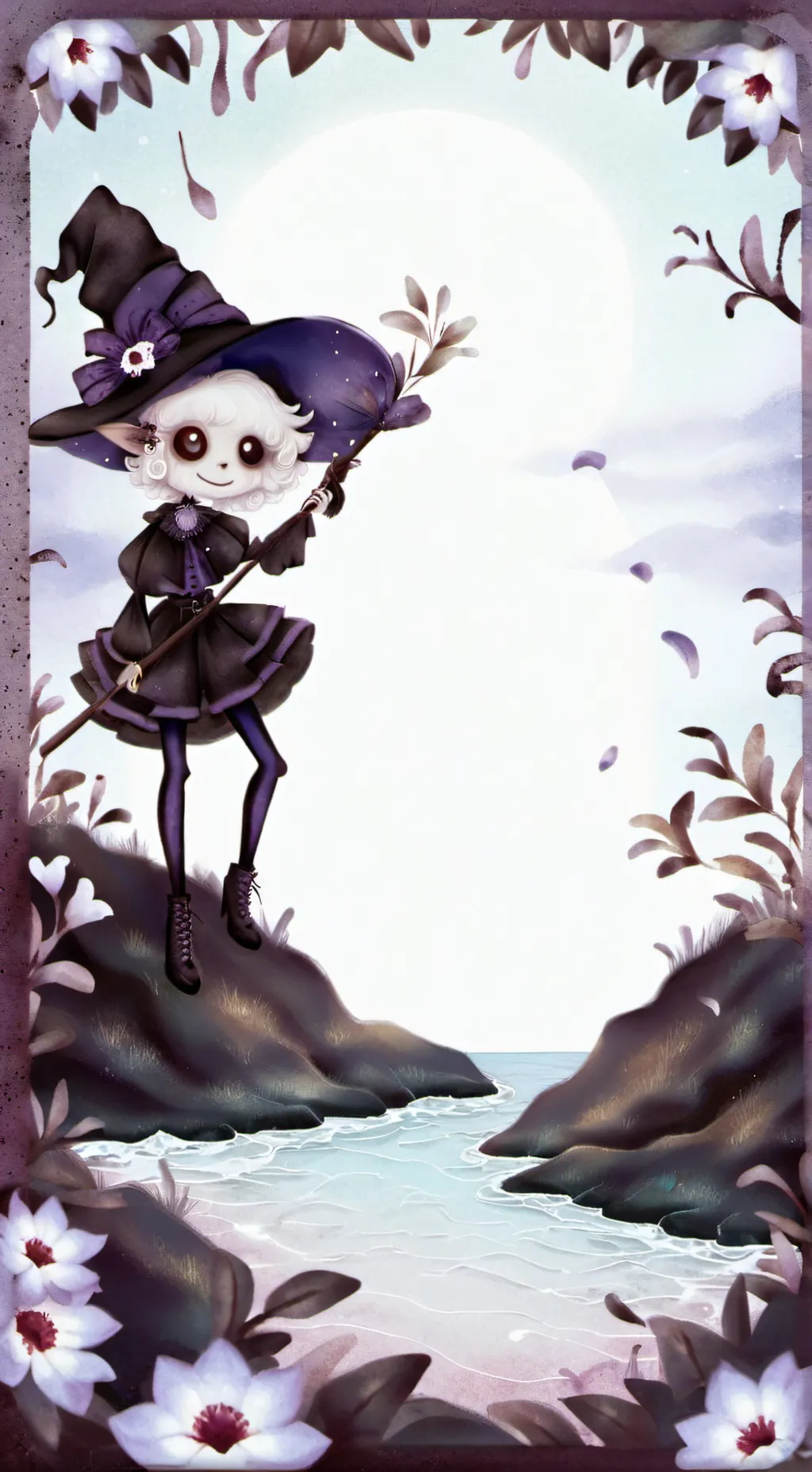 ai character: Bloom(gore) background