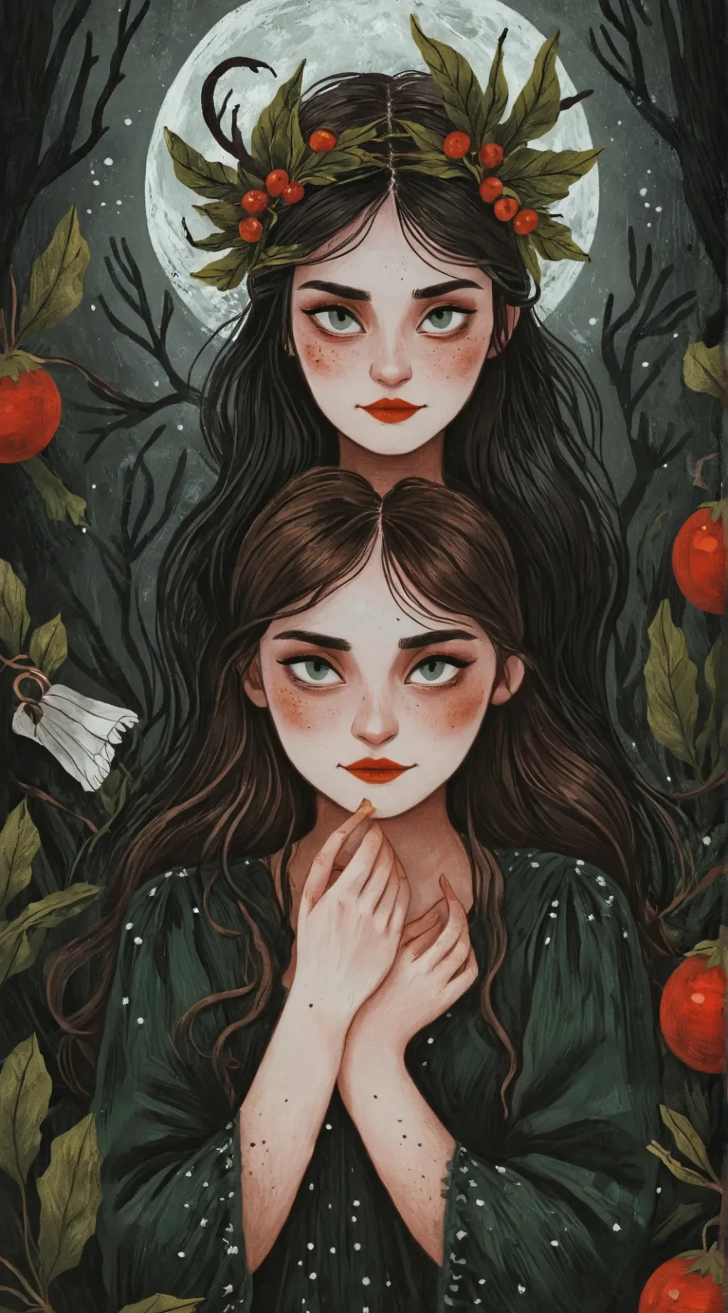 ai character: Maman et soeurs background