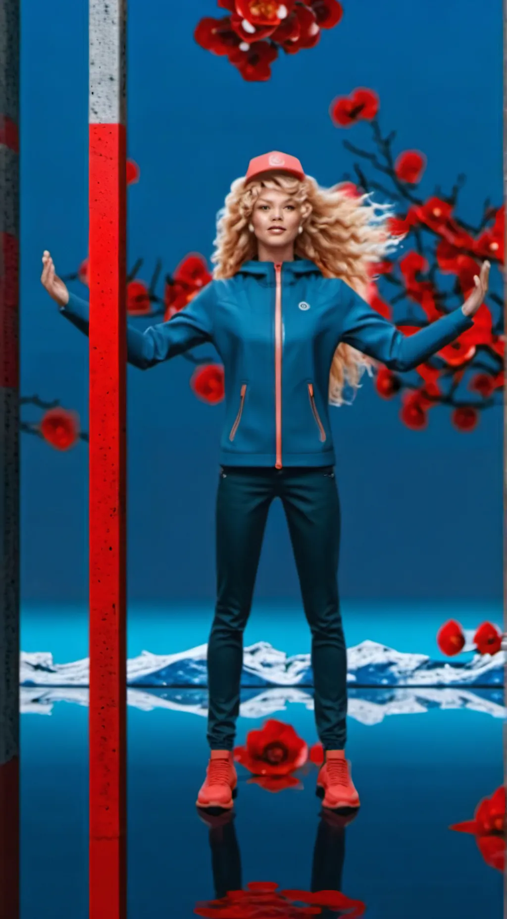 ai character: die with a smile background