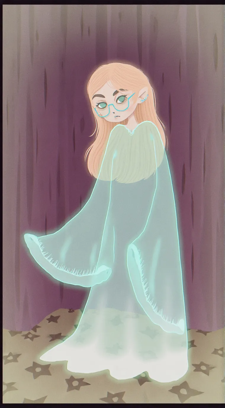 ai character: Delilah/ Stormy background