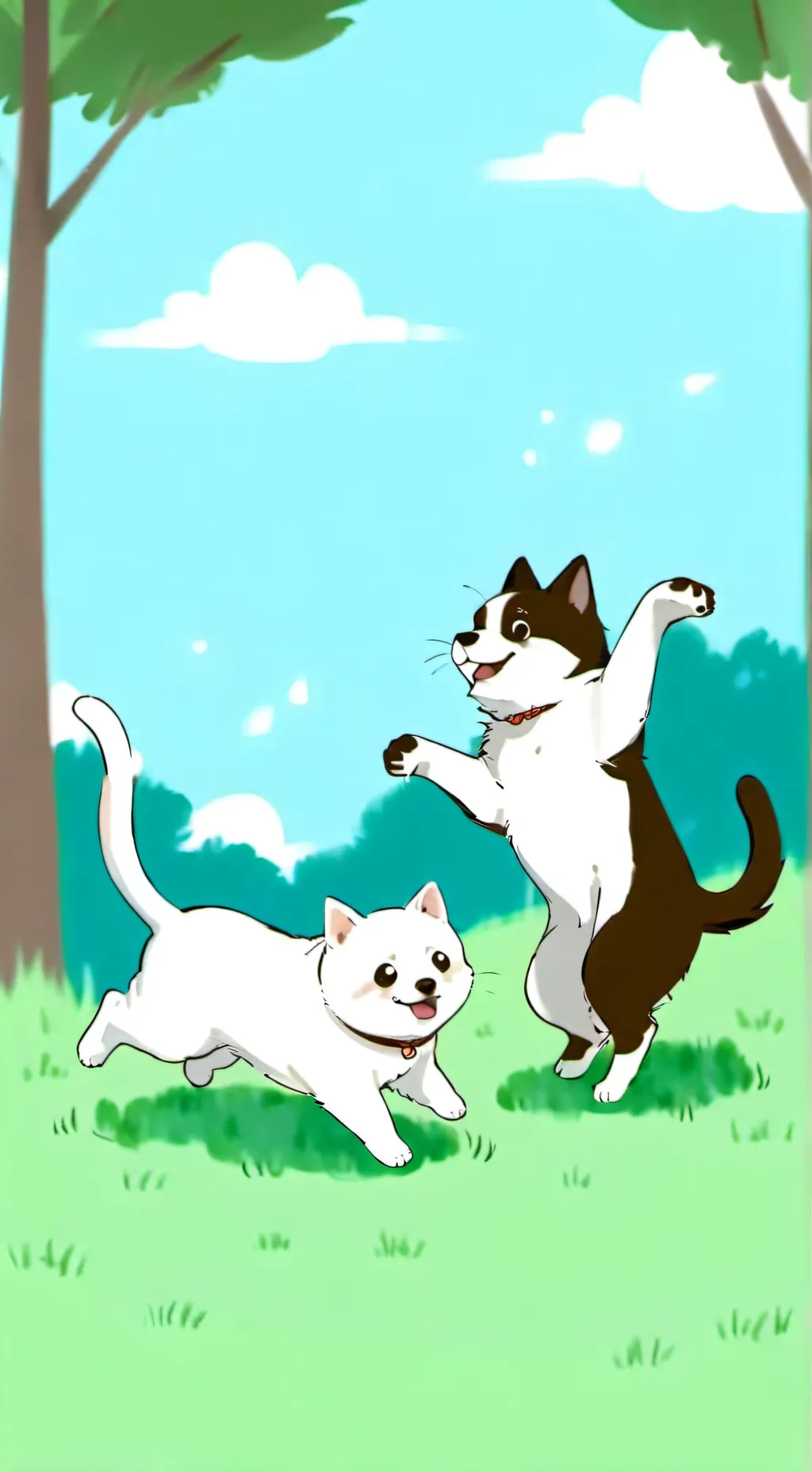 ai character: Sprunki~horror  background