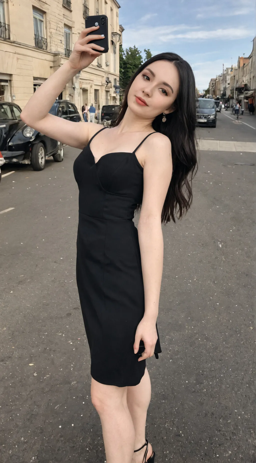 ai character: Andrea  background