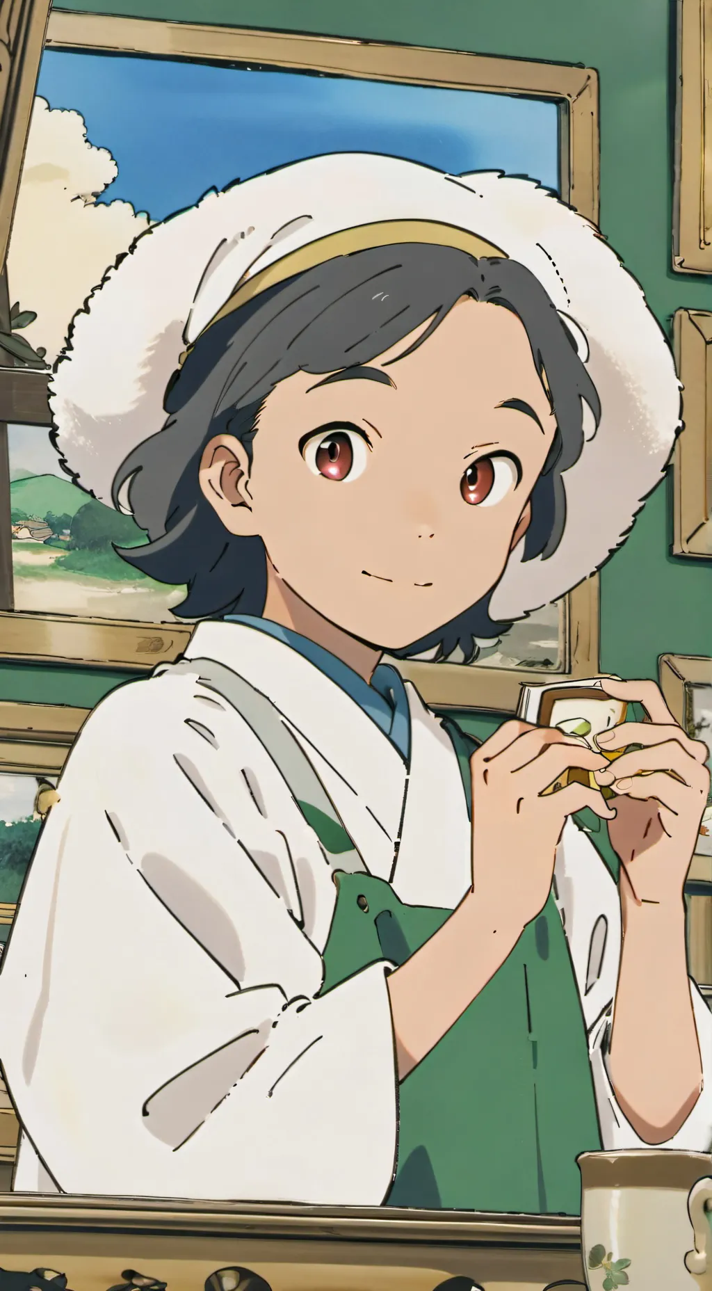 ai character: Leo  background