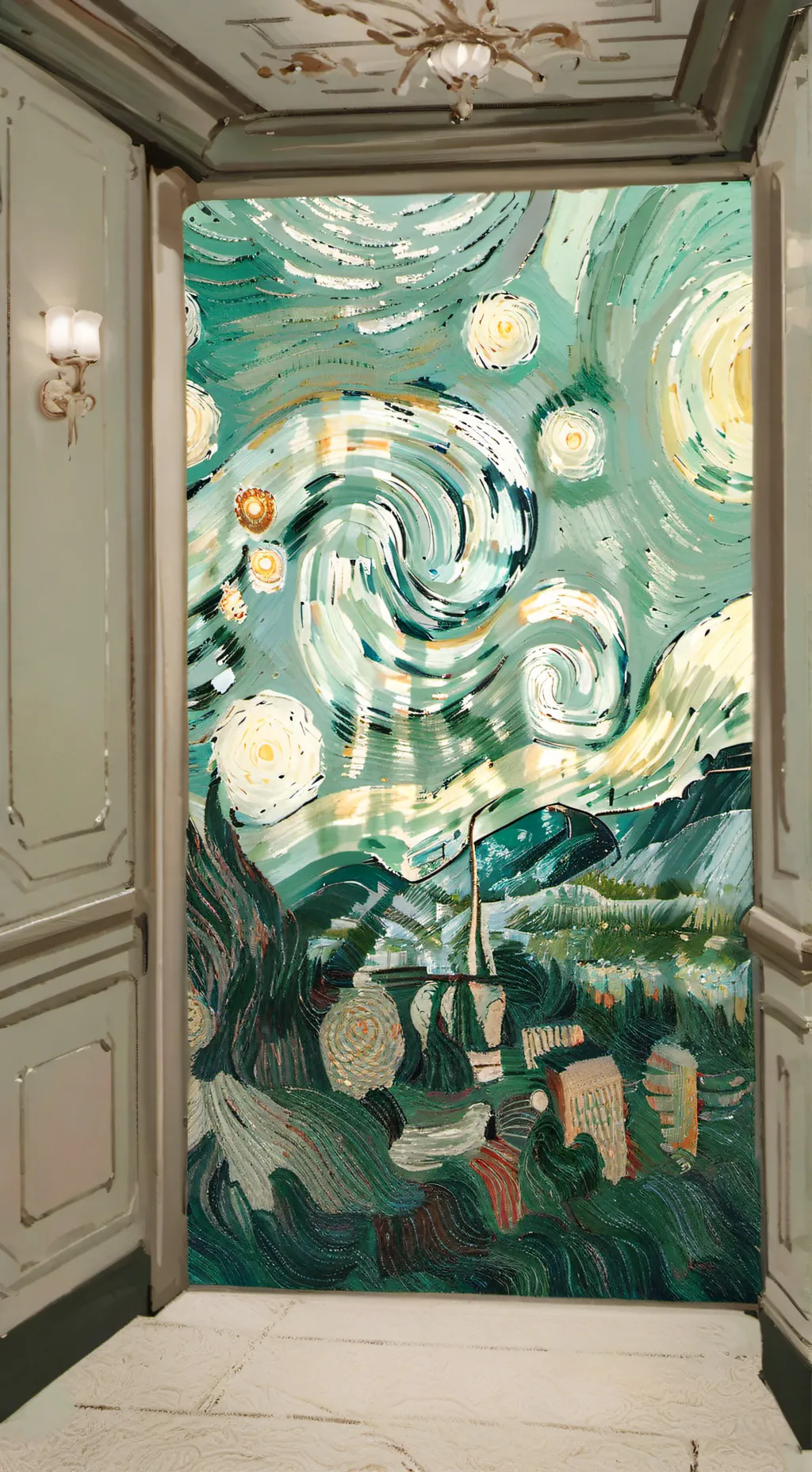 ai character: Vee's factory background