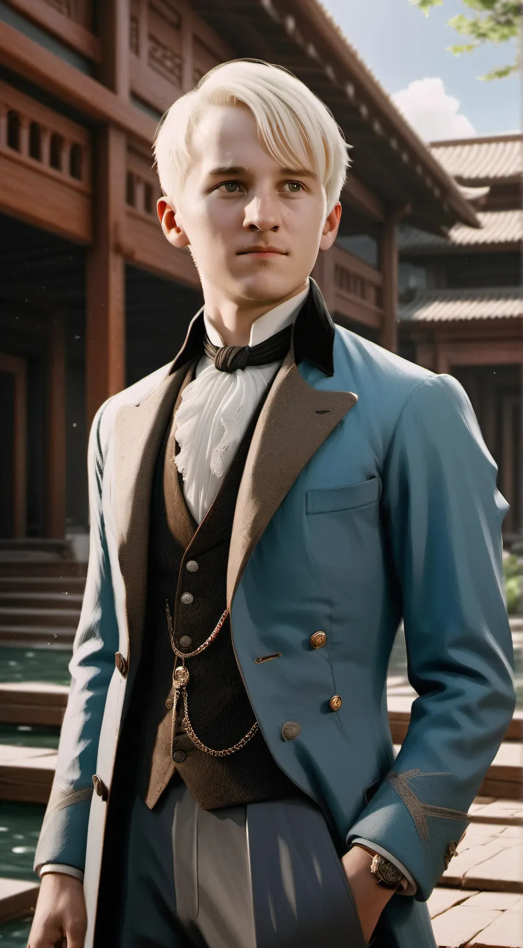 ai character: Draco Malfoy  background