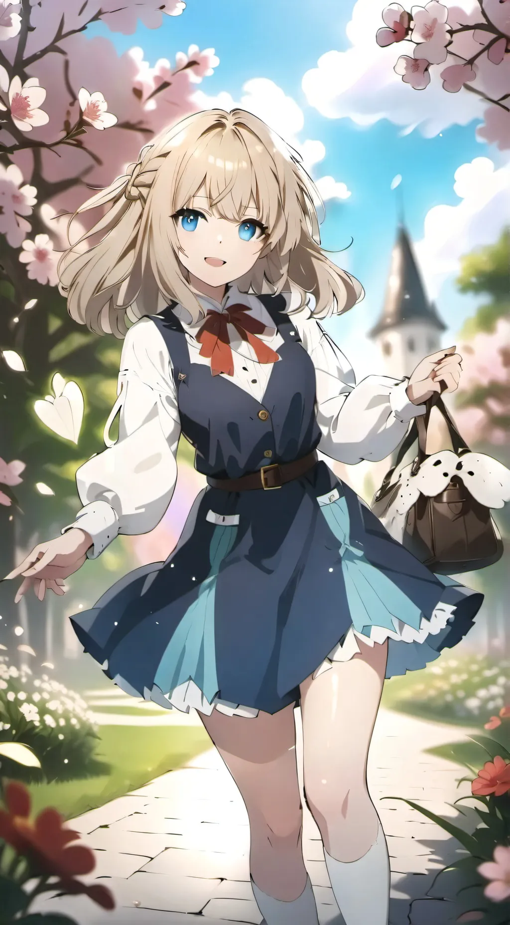 ai character: all boy school background