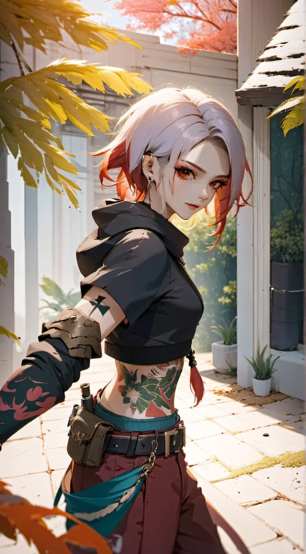 ai character: Raven background