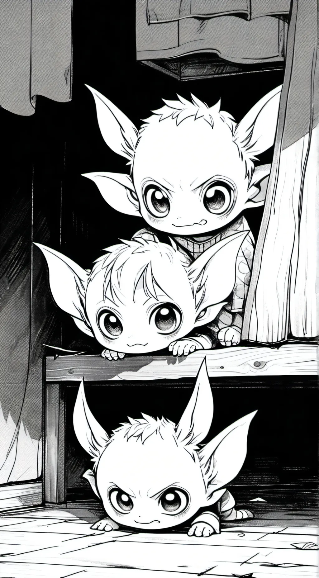 ai character: The Triplets  background